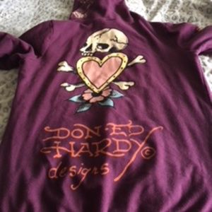 Ed Hardy zip hoodie